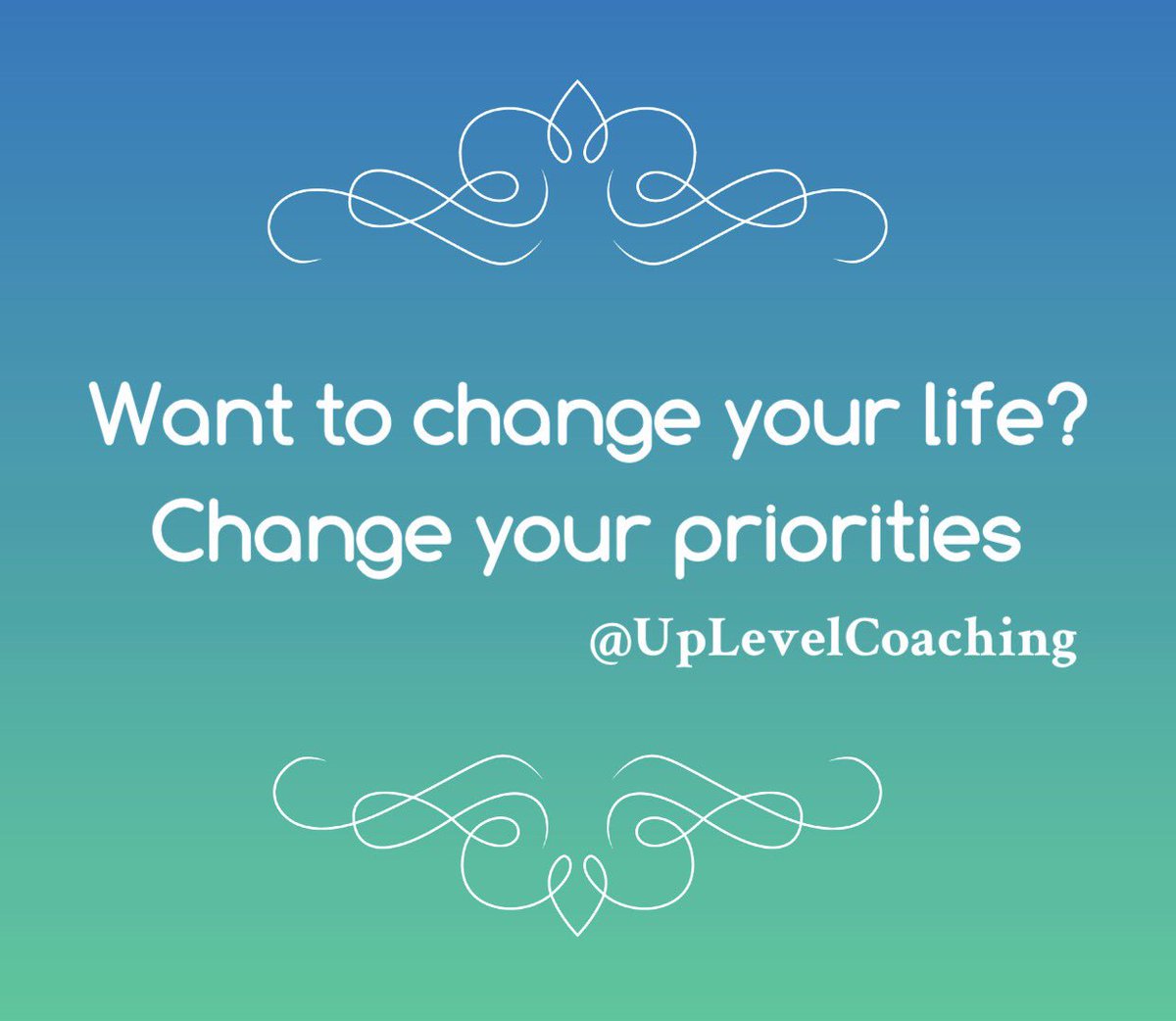 uplevelcoaching's tweet image. Want to change your life? Change your priorities! Stop waiting and start doing. 

#empowerment #quotes #transformation #perspective