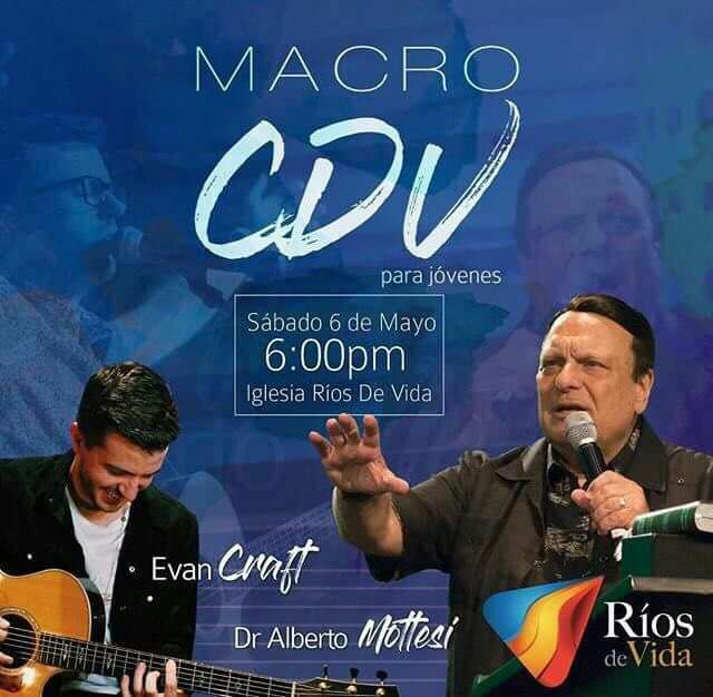 RedU_RDV's tweet photo. ¡Universitario! Faltan menos de 2 horas para nuestra #MacroCDV con @AlbertoMottesi y @EvanCraft, te esperamos a las 6:00PM en @RiosdeVidaCtg https://t.co/RDSfHhaoNC