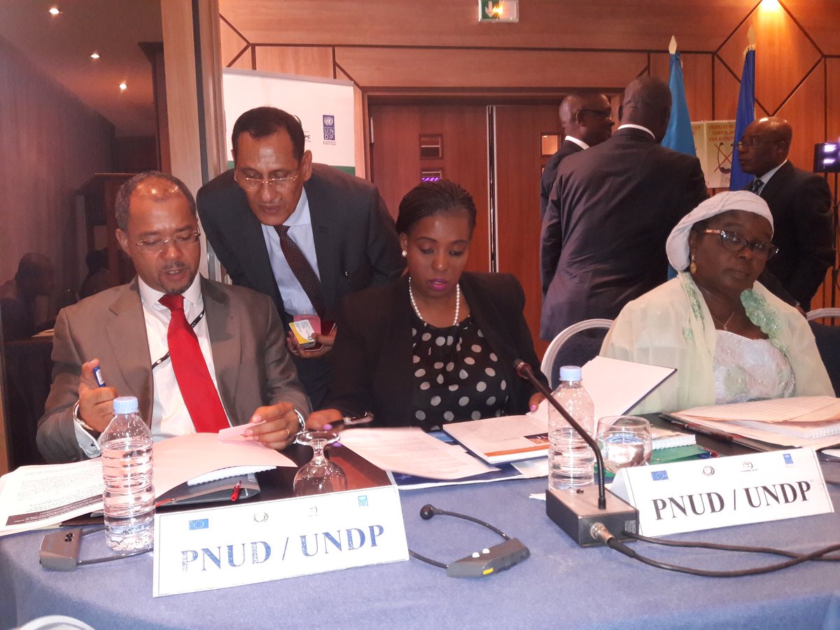 jwmadaki's tweet image. @SALWProject - UNDP Nigeria Country Director a.i Ms. Mandisa Mashologu opening remarks at ECOWAS- EU steering committee meeting in Abidjan