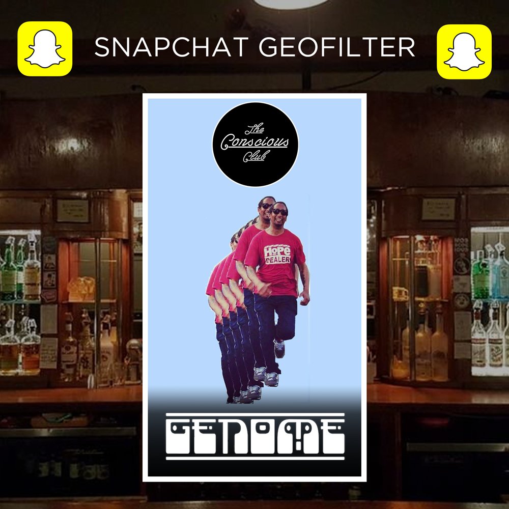 Tonight! #Vulfpeck #Afterparty Wknd wraps up w <a href="/GenomeChicago/">Genome</a>! #Snapchat filter now avail at #TheConsciousClub! Tix: ticketf.ly/2n1FBvP