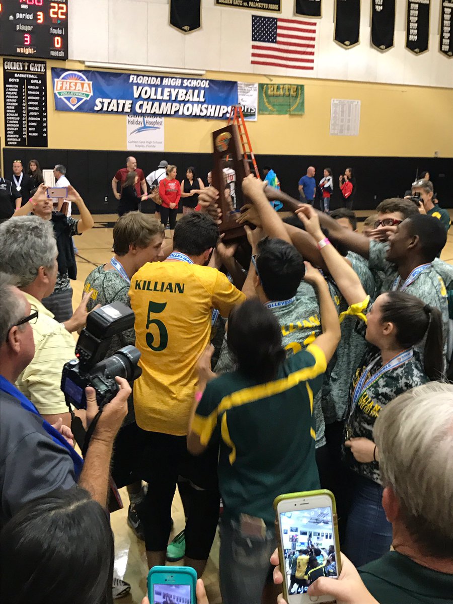 miamikilliansr's tweet photo. KNATION - Congratulations to our STATE VOLLEYBALL CHAMPIONS 🏐#FHSAA #REIDemption #GoCougars #iplayforTheK @MiamiSup @MDCPS @MDCPSSouth https://t.co/vwpCbk0Xqo