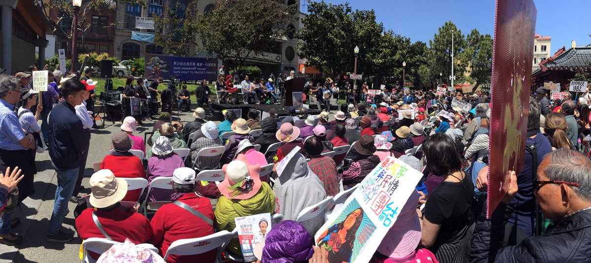 AsianLawCaucus's tweet photo. 135th anniversary of Chinese Exclusion, amazing turnout at the Rally for Inclusion in Chinatown #nomoreexclusion #rally4inclusion https://t.co/fNsnnLaDSi