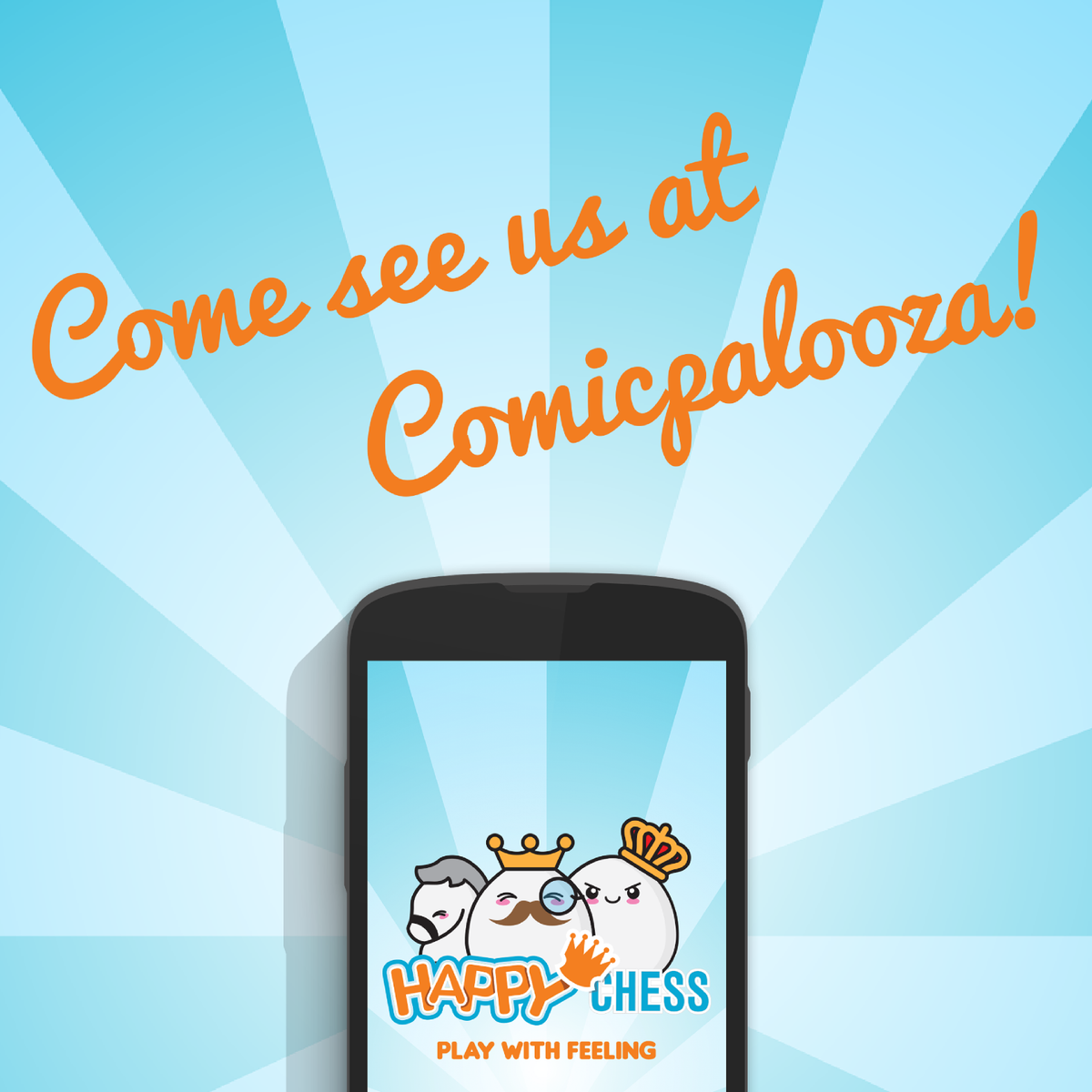 happychessgame's tweet photo. Got plans next weekend? Hope they include stopping by our booth at #Compicpaloozahouston! Stay tuned for more details. #chess #comicpalooza https://t.co/bJAhWobVe2