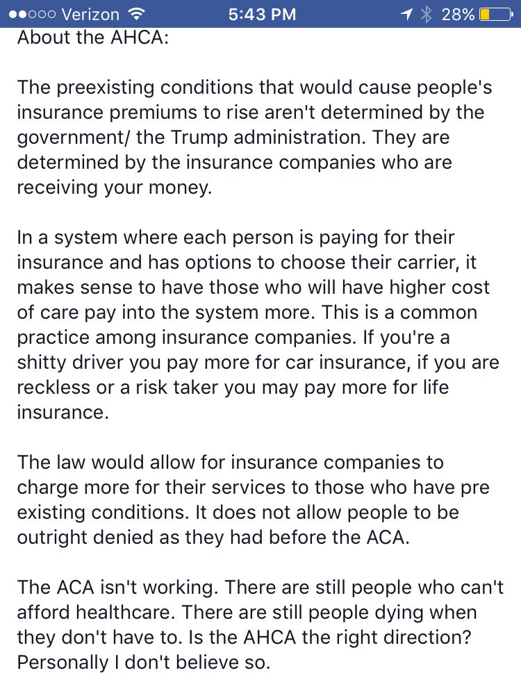brittanmercer's tweet photo. There are days when you just need to rant. Today it's about the #AHCA #liberalsnowflake #snowflakepride #ACA #SinglePayer https://t.co/JUTw69Bkeg