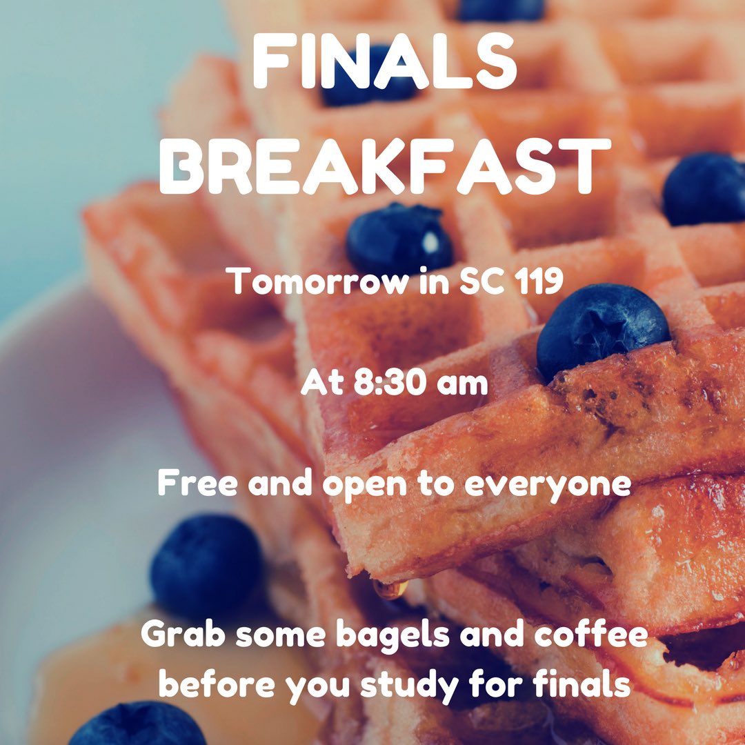 Come have breakfast with Panhellenic council 💚☕️