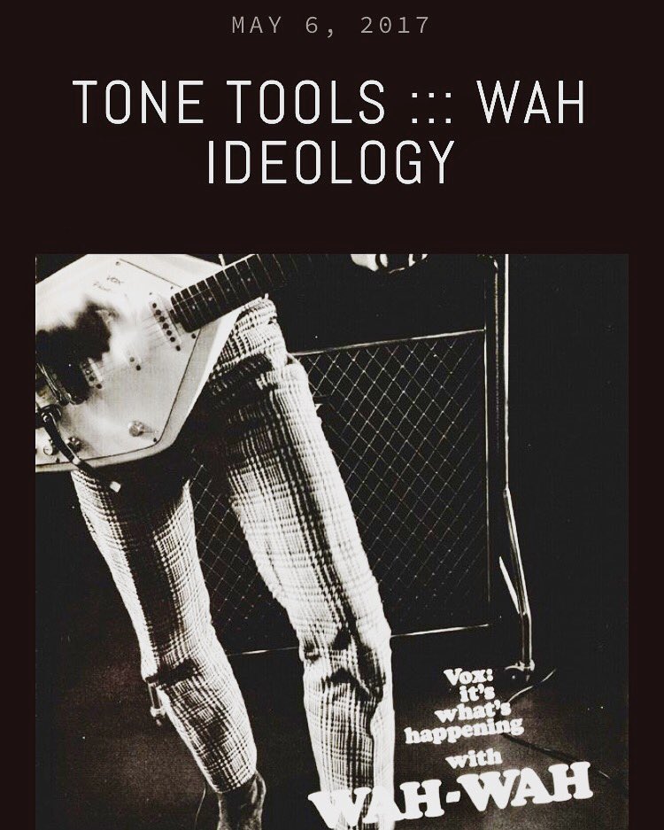 ⚡️⚡️NEW #gearheads post ⚡️⚡️
Tone Tools ::: Wah Ideology 

#wahwahpedal #teesewah #wizardwah #oxbow 

tinkercitymusic.com/gearheads/2017…