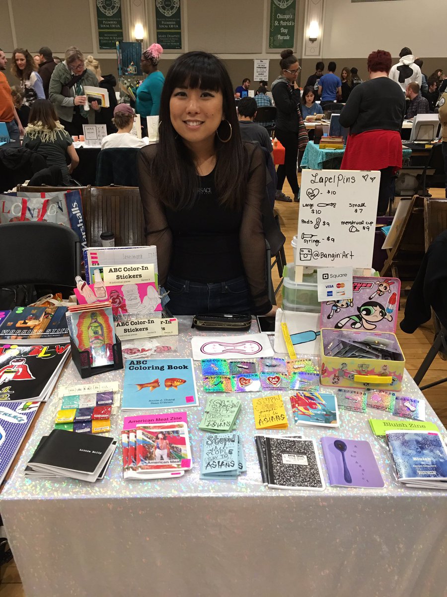 QueenOfTacosTX's tweet photo. NEW ZINE FRIENDS AT #CZF2017 https://t.co/MxTYebzbY8
