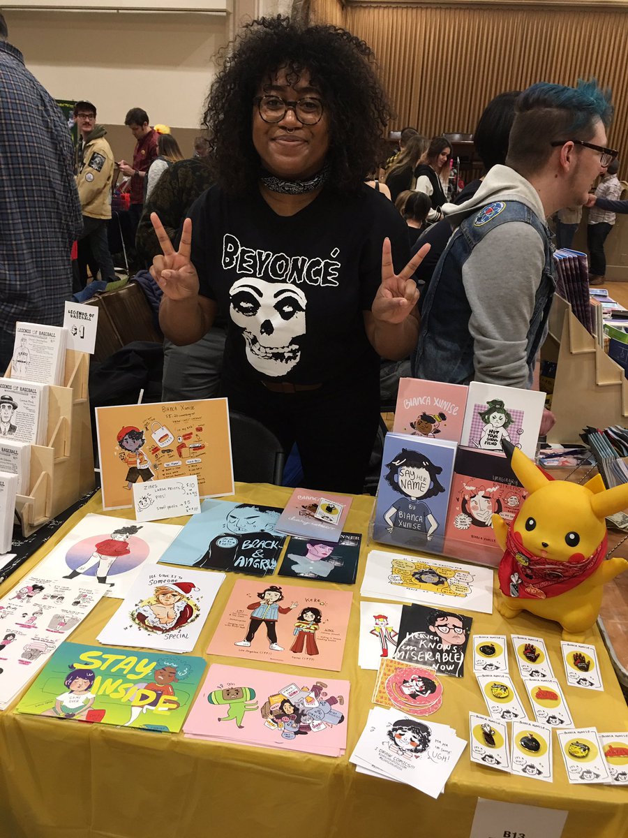QueenOfTacosTX's tweet photo. NEW ZINE FRIENDS AT #CZF2017 https://t.co/MxTYebzbY8