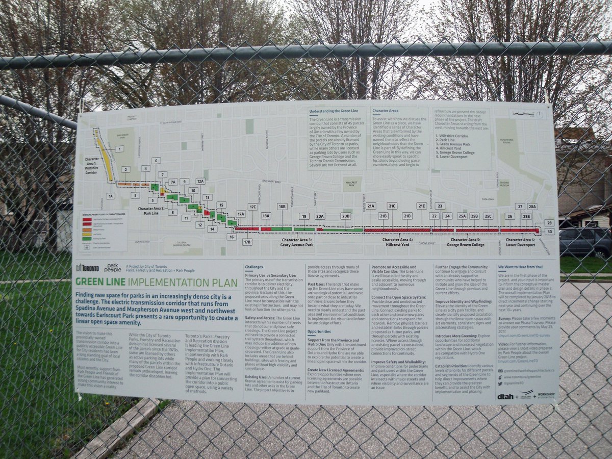 RunicoS's tweet image. Great @JanesWalkTO envisioning the #GreenLineTO during #WorldParksWeek @WUParks @TorontoPFR @Park_People toronto.ca/greenline
