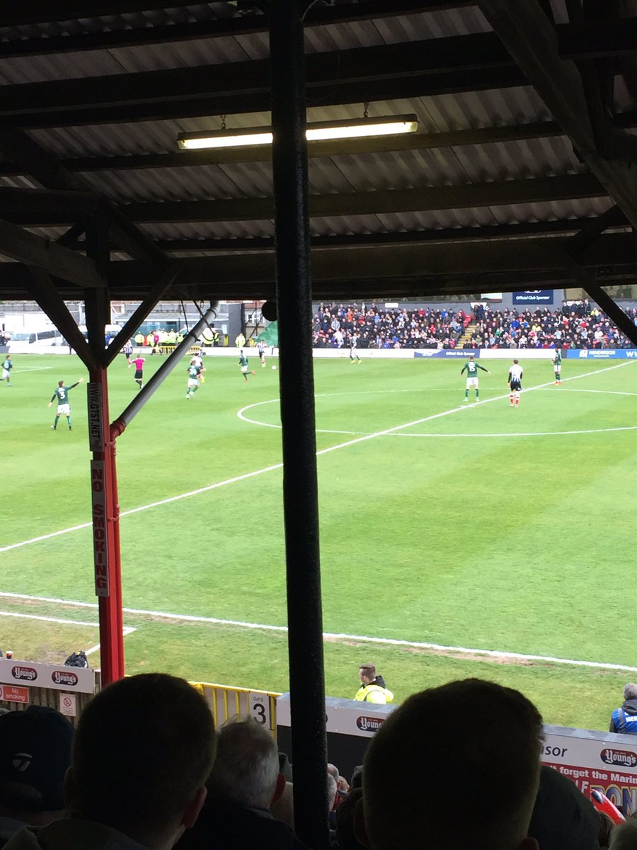 Ksveno's tweet photo. Great day at the football #utm #GTFC #mainstandview #rubbishseatsbutgreatamos https://t.co/GihxzHMca4
