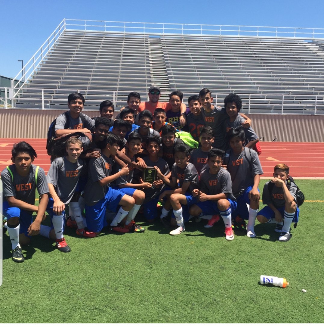 Congrats to our 8th grade soccer teams for bringing back hardware for the trophy case! 
⚽️🏆👍