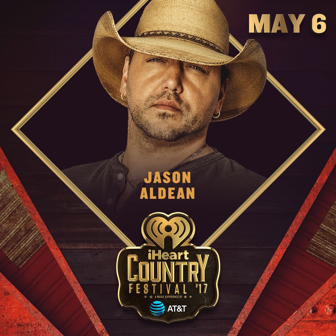 Tune in TONIGHT to see Jason perform on the #iHeartCountry Festival @iHeart...