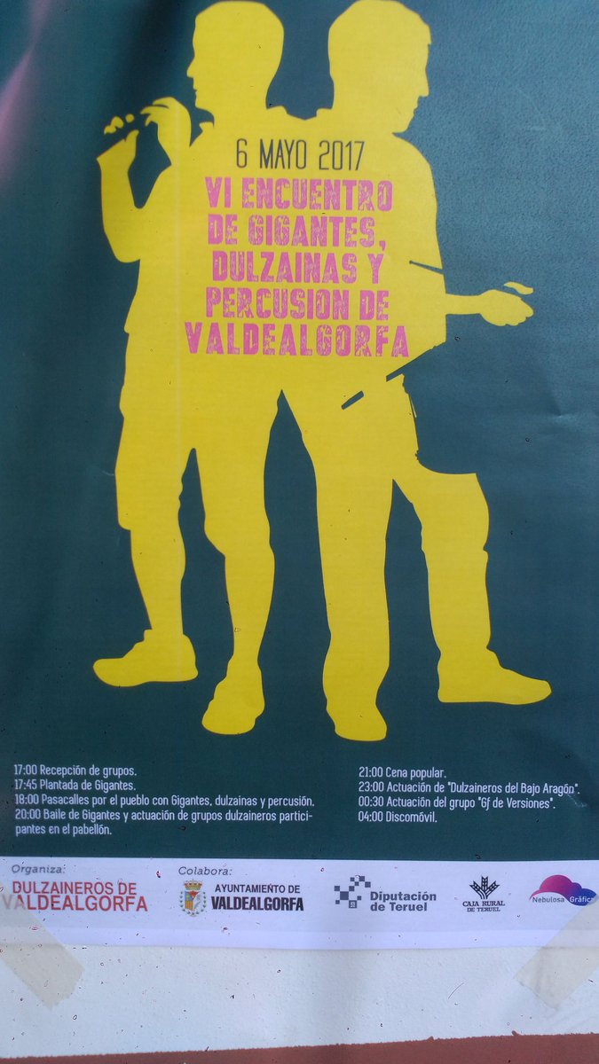 CollaTortos's tweet photo. Trobada gegants Valdealgorfa (Terol) https://t.co/8evMWF5jN3
