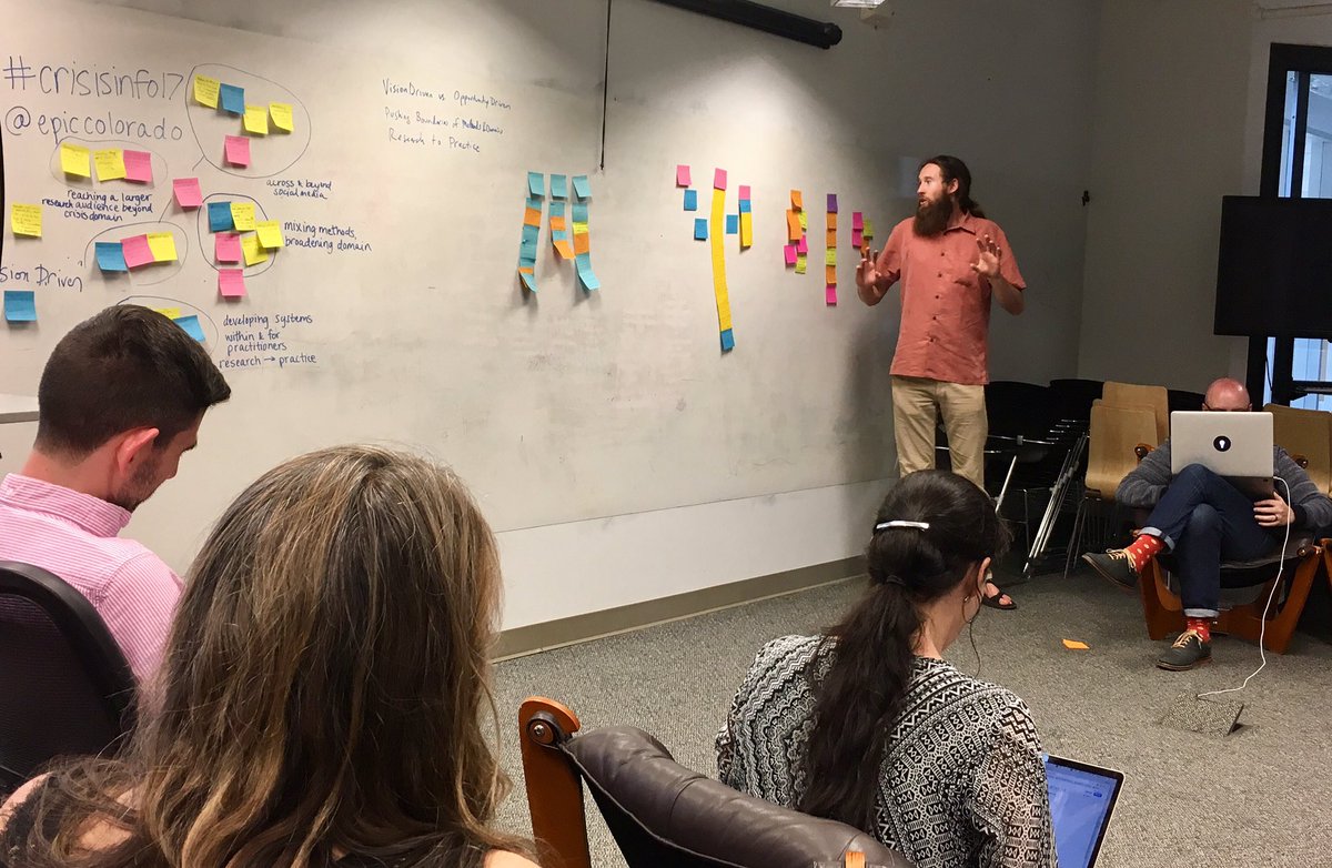 epiccolorado's tweet photo. More brainstorming. @JenningsatCU #crisisinfo17 https://t.co/RXi8qhhPiM