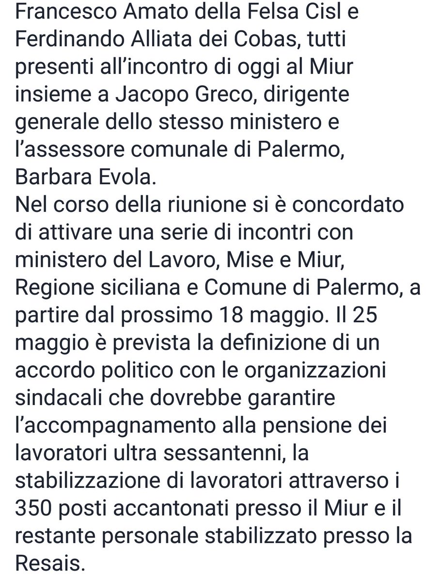 MariaAndreacch2's tweet photo. .@Vito_DeFilippo Rivendichiamo l'immediata stabilizzazione full-time di tutti i lavoratori @CoCoCoDM66_2001 NO A DUE PESI E DUE MISURE! https://t.co/foxiWJEvO7