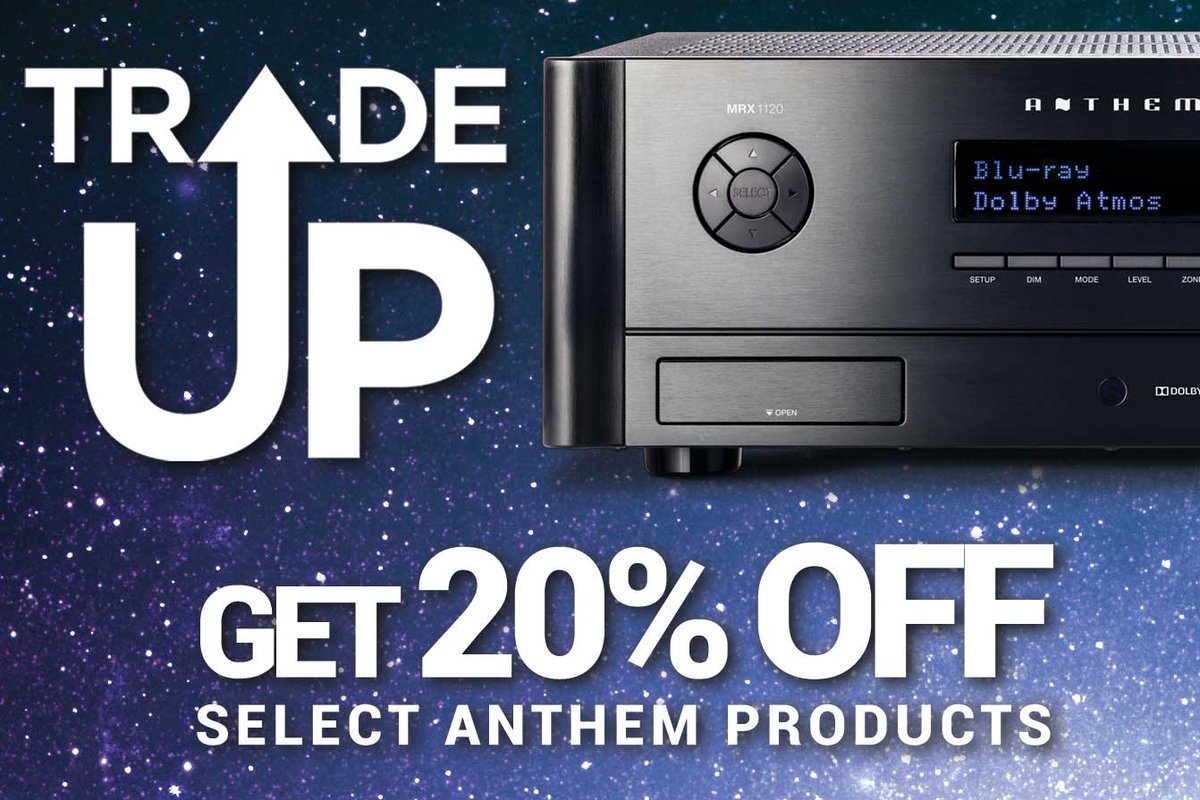 diamonddesignC4's tweet photo. Huge trade up opportunity on @anthemav Anthem receivers. Give us a call to get 20% with your trade in! https://t.co/SE078QsaX4
