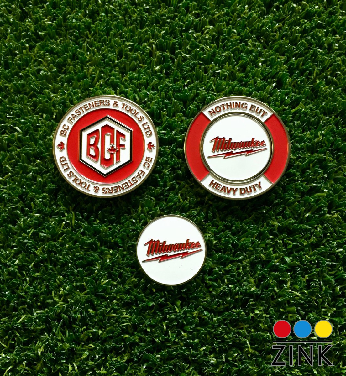 Zinksports's tweet photo. Here is our new custom ball markers #custom #Golf https://t.co/3ys9q6BHoj