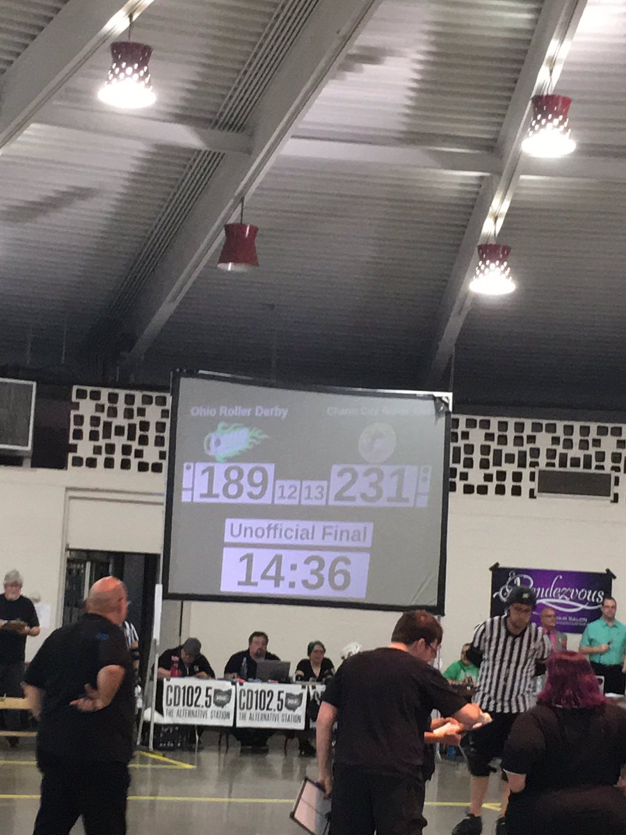 CharmCityRD's tweet photo. Good fight by @ohiorollerderby Congrats Charm All Stars. #bigOhio #bmorecharming https://t.co/gdnmqOSzJL