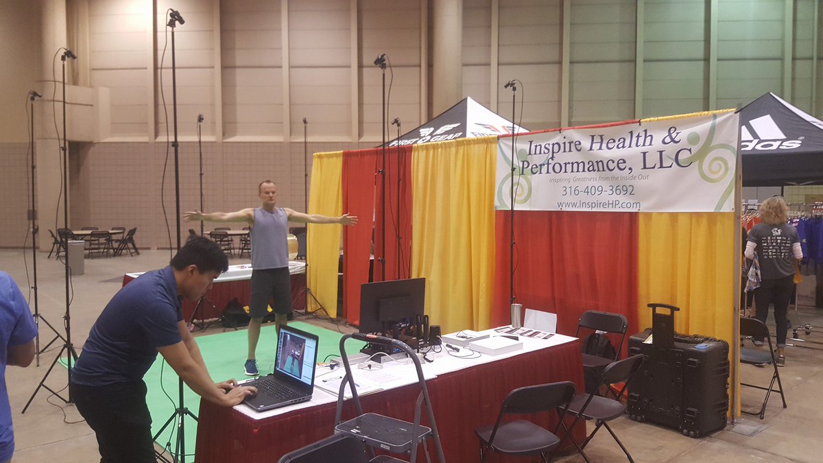 Inspirehp's tweet photo. Inspire Health &amp; Performance is ecstatic to roll out to the Wichita Community the DARI Motion Capture System today at the #PFM17 Expo. https://t.co/M8GcX80UJ1