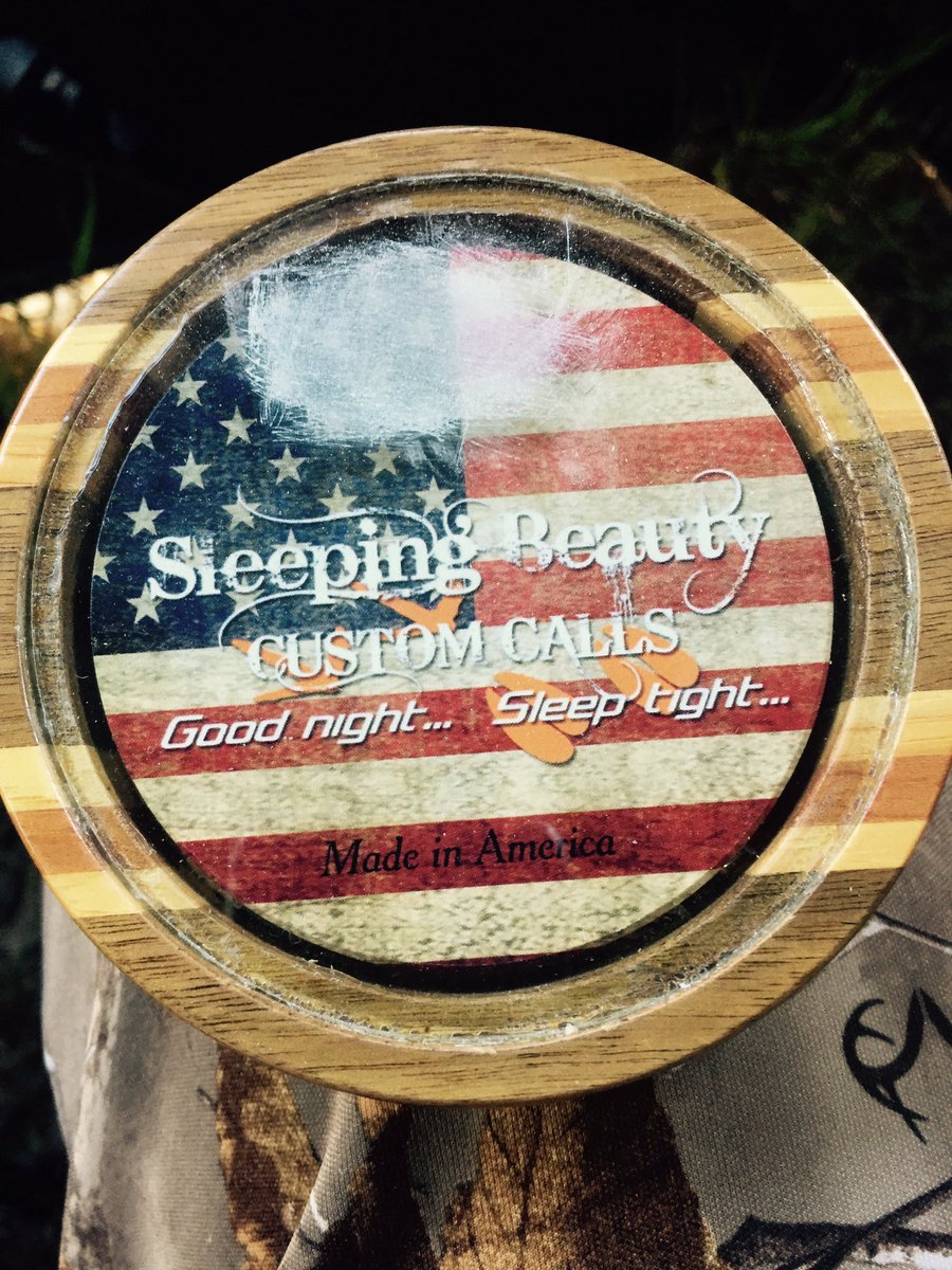 Waiting on a bird with the best blind buddy! My <a href="/SleepingTurkeys/">Custom Turkey Calls</a> call!