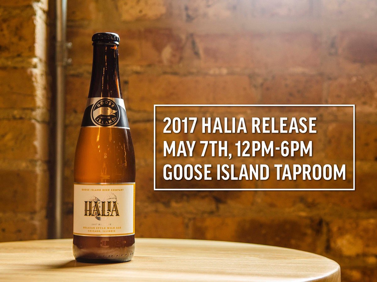 GooseIsland's tweet photo. Join us TOMORROW to celebrate this year’s release of Halia at the Taproom! 

More info: https://t.co/gxLHVYIBEt https://t.co/iTUU9wwyuY