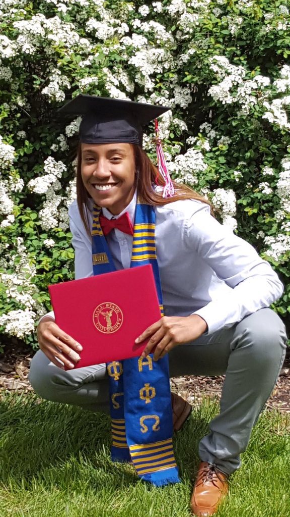 We want to congratulate our former President Allyson Edmonds on graduating today! Congrats to you and NABJ wishes you the best of luck !🎓🎉