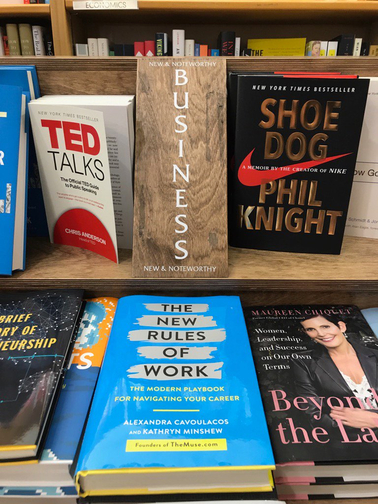 kristynkeene's tweet photo. Spotted! #thenewrulesofwork @mcnallyjackson cc: @kmin kmin @acav @WSJBookReviews #bestseller https://t.co/QZKf6VuOxS