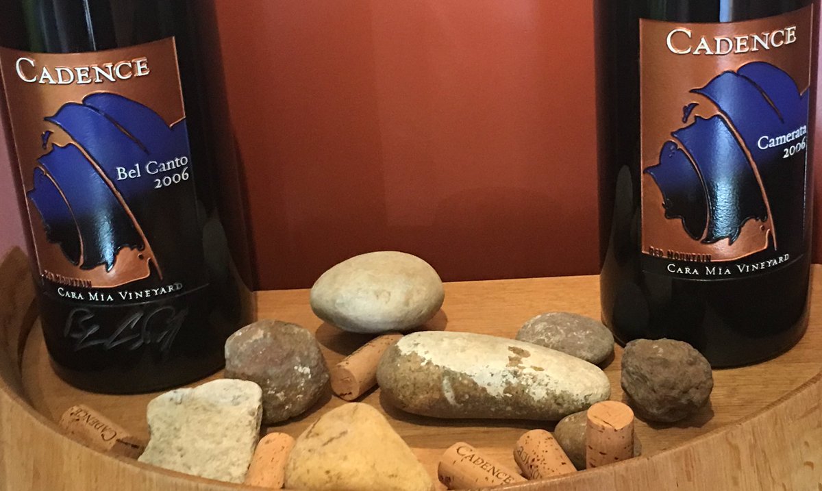 .<a href="/cadencewinery/">benjamin smith</a> 2015 Coda release + current &amp; library beauties! 2005 Camerata was 100% Petit Verdot and all were 100% awesome #wawine