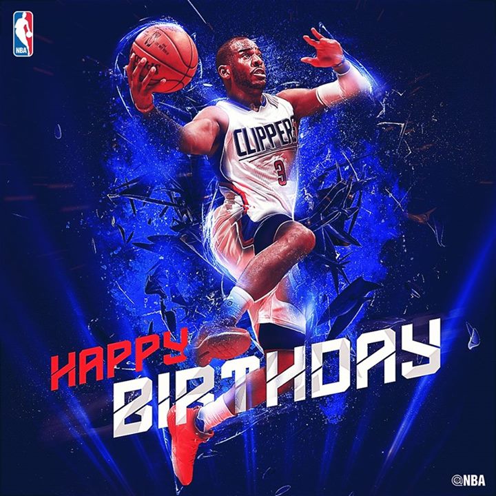 Join us in wishing 9-time All-Star Chris Paul of the L.A. Clippers a HAPPY BIRTHDAY   