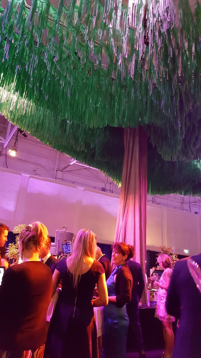 MostUniqueEvent's tweet image. Amazing focal point in the reception area of the #WeCareGala tonight at the International Center.  The camps are impacting lives!!!!