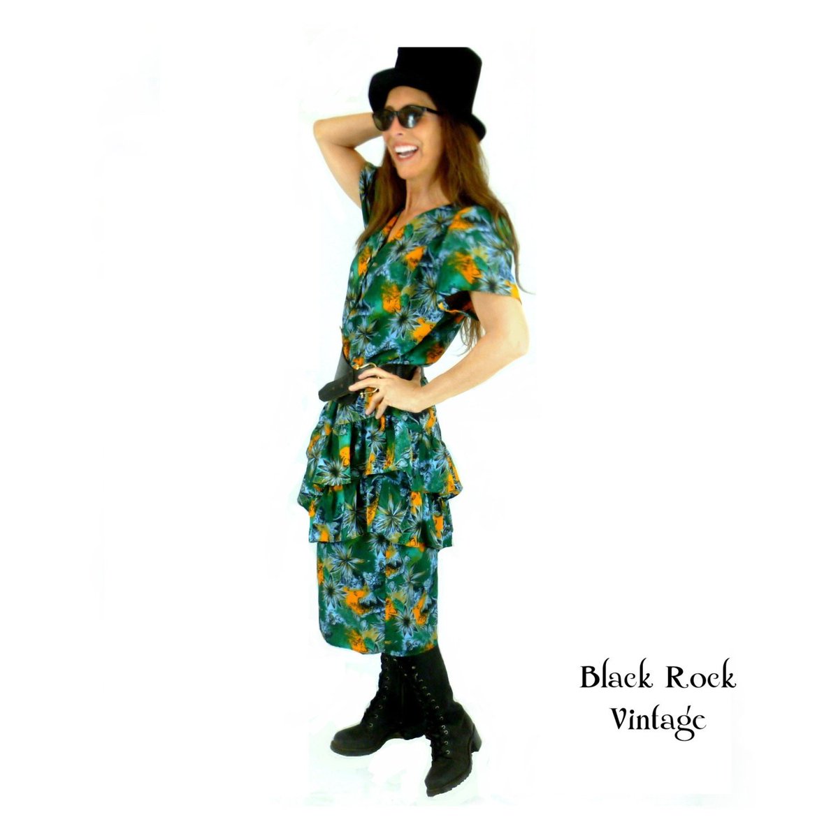 BRVintage's tweet image. 1970s Crazy Print Dress, Atomic Print Tiered Dress, Bold Colors… etsy.me/1I4Gogj #VintageDresses #CrazyPrint