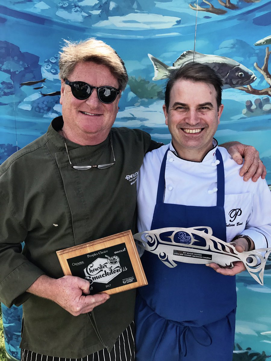 devourfest's tweet photo. Great afternoon @ our @ocean_wise @devourosoyoos Chowder Smackdown- delicious chowders! Note the winners- @picachef @ChefMHowell #stillgotit https://t.co/SHTUxper4t