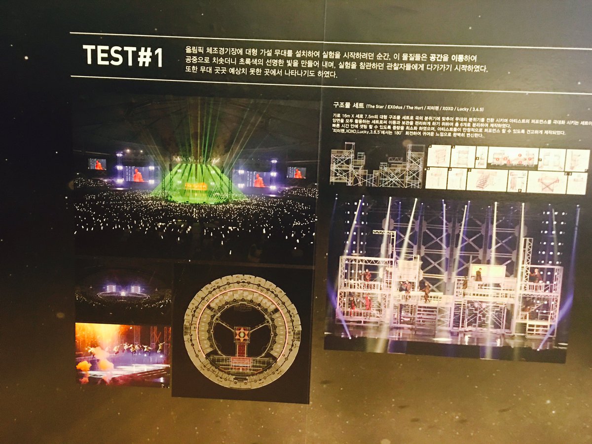 myeon8's tweet photo. 초능력 사용해서 콘서트 무대를 꾸미고 있다고 못박아 줬던 The EXO'luxion Exhibition https://t.co/vfyIr73VPi