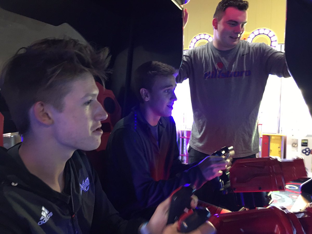 HHS_ProjectProm's tweet photo. And games! You're goin' down Christian! Nope, you are Eli!! #HHSProjectProm2017 https://t.co/xeJzRls56G