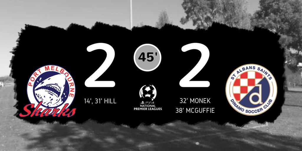 stalbansdinamo's tweet photo. [HT] 2-2. @PMSCSharks took the early lead but we've crept our way back. All to play for in the second half. #PS4NPLVIC #PMvSAS https://t.co/XVpw4EdWTu