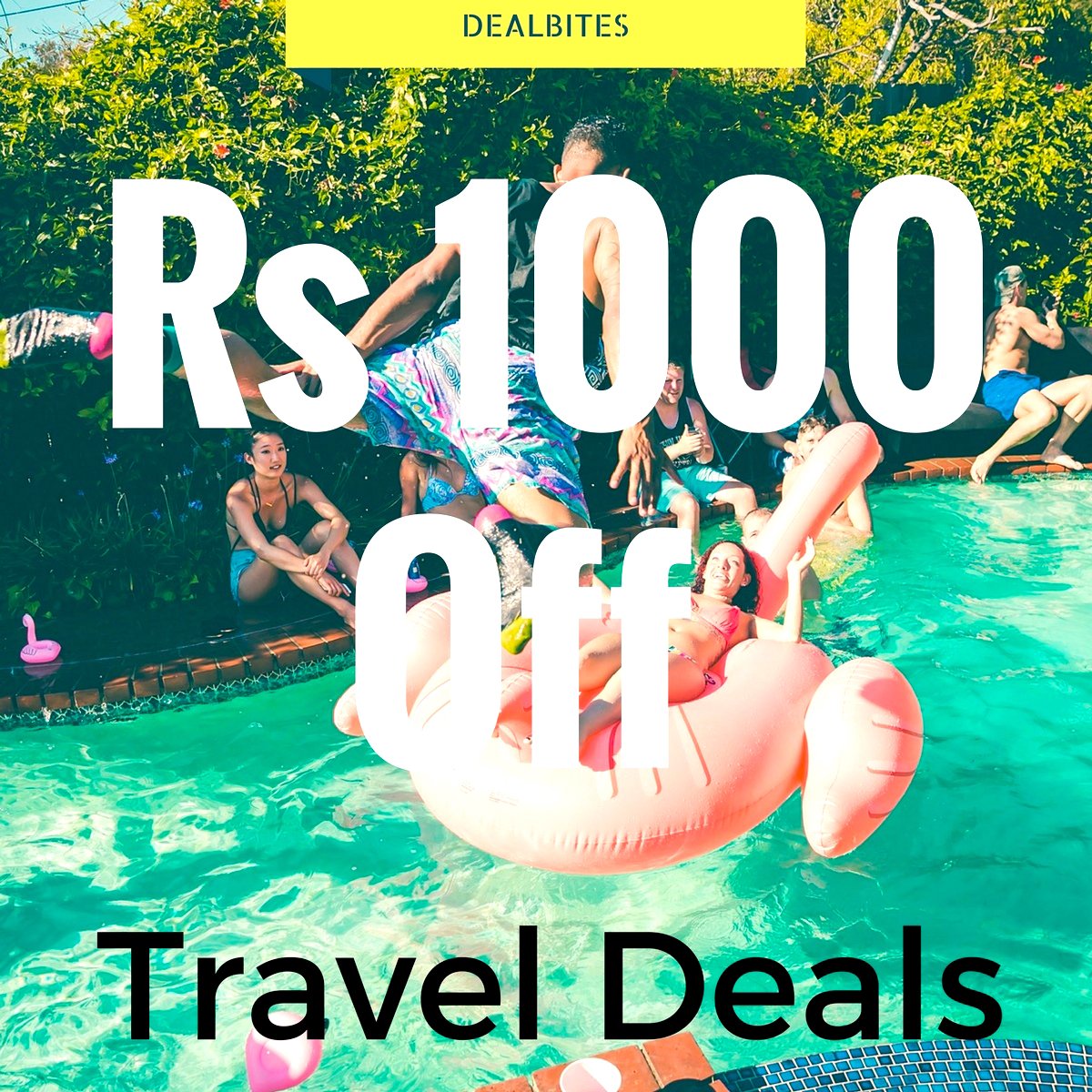 DealBitesIndia's tweet photo. Amazing #travel #coupons for #Indians
Grab Now ππ https://t.co/5BR2arZVmb
#neverpayfullprice #dealbites https://t.co/h9aYx95mUn
