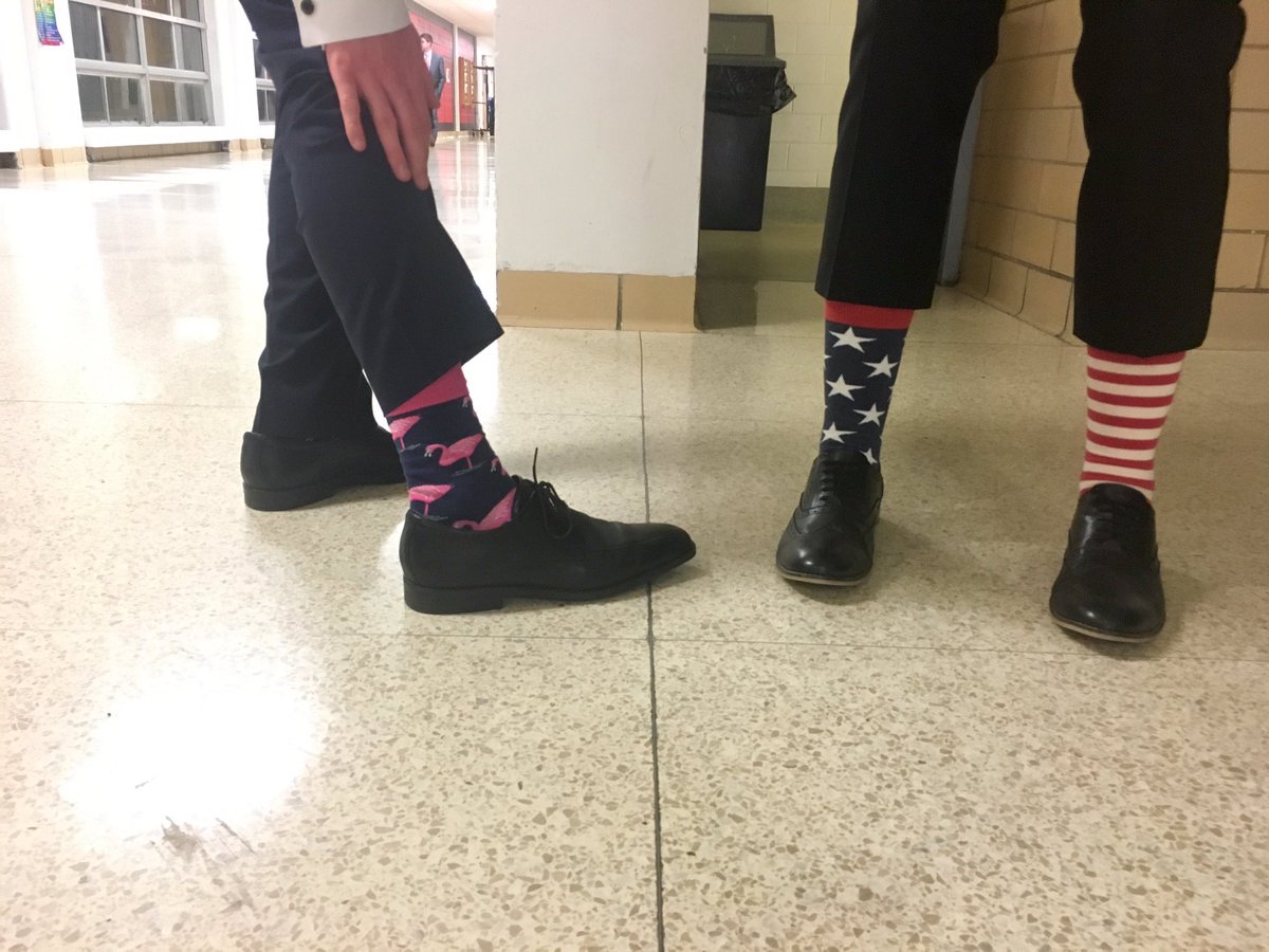 EmiliSabourin's tweet photo. Socks on point #JayProm2017 https://t.co/yhmsEkAtCv