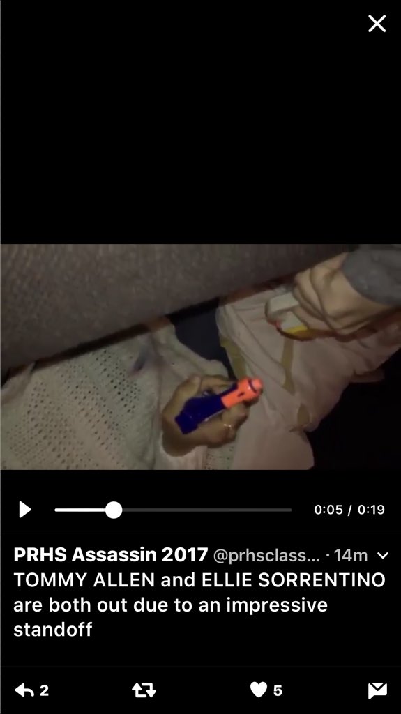 24AmyH's tweet photo. @SeanCrowley3 @prhsclassof2017 I did the same thing Sean. Frame by frame. Tommy clearly gets the shot off first. Her gun was still loaded as his was falling off her chest https://t.co/Ah7UclO3wr