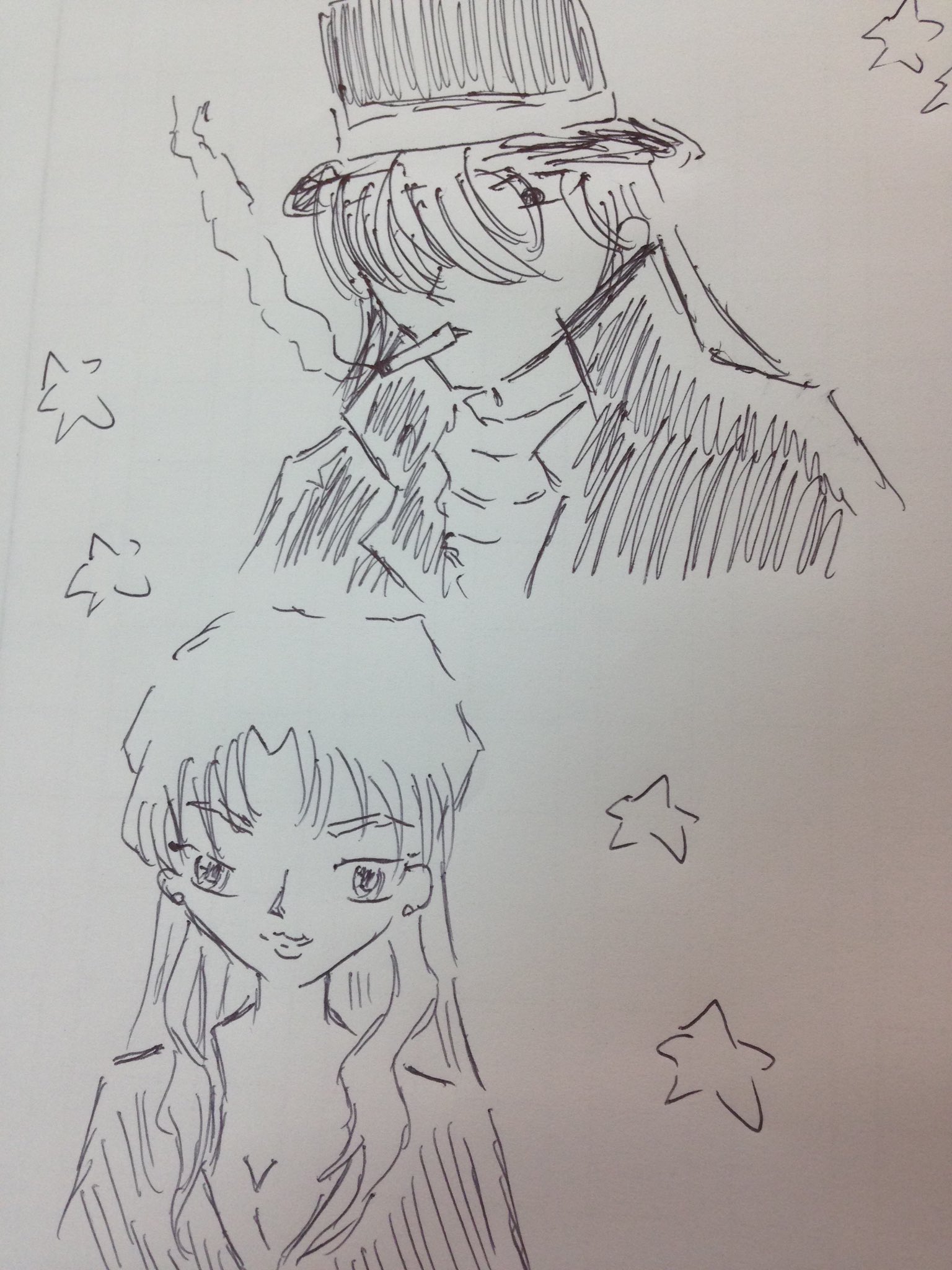 ロロナ新垢 V Twitter 名探偵コナンイラスト 落書き 初書き ジン ベルモット ロロナ新垢 V Twitter 名探偵コナンイラスト 落書き 初書き ジン ベルモット