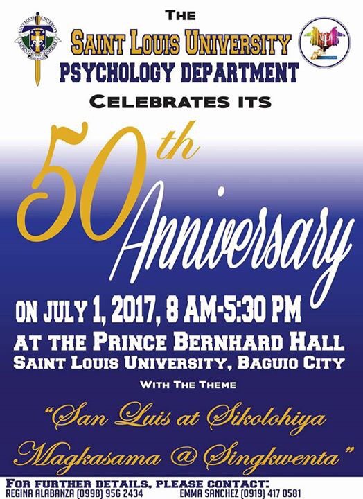 SLU_Alumni's tweet photo. Open to all BS Psych and MS Psych Students, Former and current Professors and members of the SLU Psychology Family. 
Follow us to know more! https://t.co/kHnmHzfH20