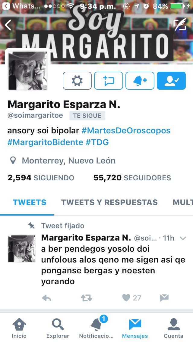 holkdenny's tweet photo. @soimargaritoe me siento especial:') https://t.co/SN7abRcZT6