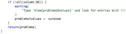 LeviWaldron1's tweet image. I don&apos;t think this is exactly what Donald Knuth meant by #literateprogramming, but `return(problems)` must count for something.