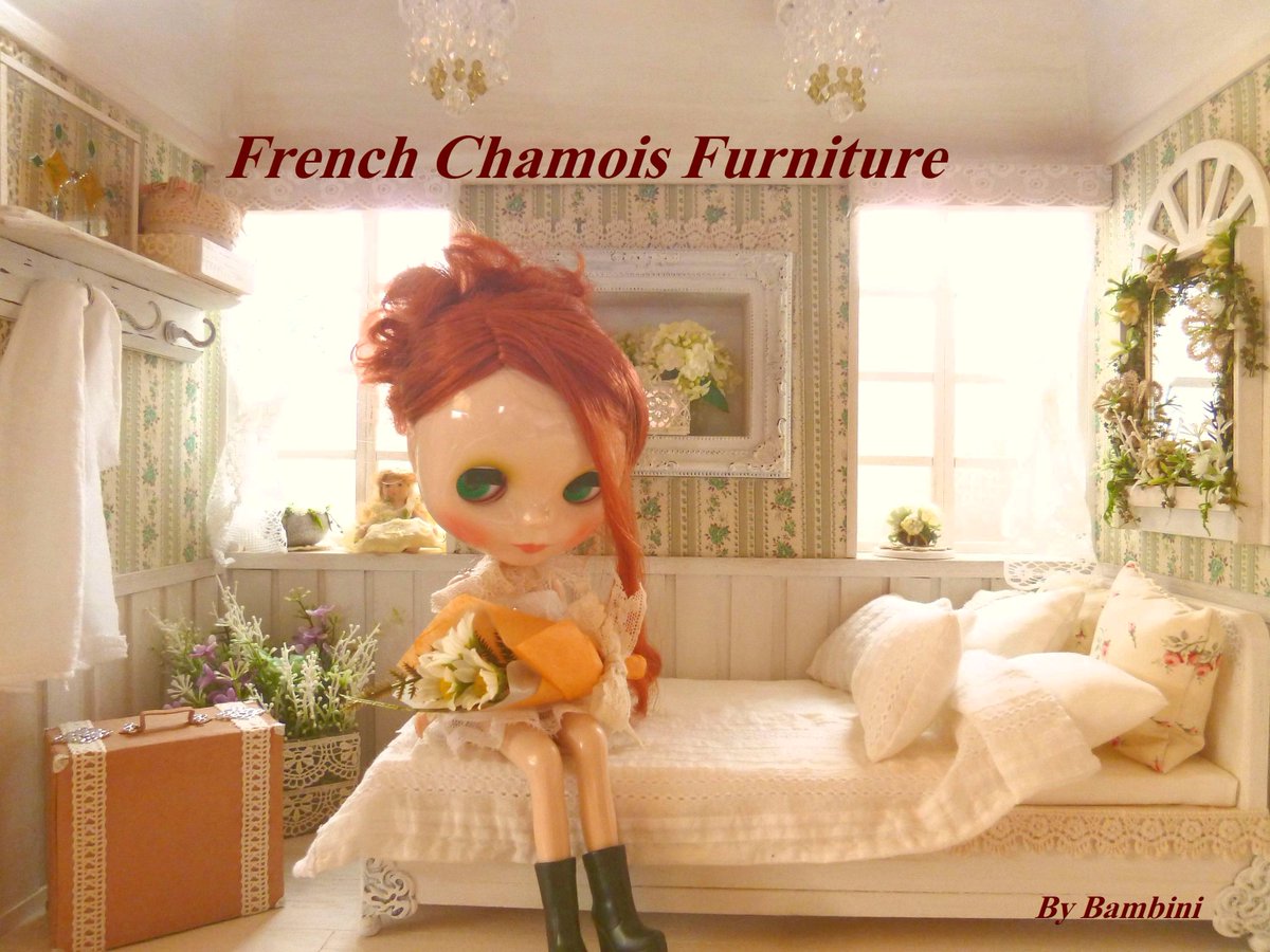 Bambini ミニチュア写真の世界展出展4 23 V Twitter ６分の１スケールのドールハウス フレンチシャビー雑貨家具 ヤフオク出品中 ブライスは付きません T Co Hr9yic2frb ブライス ドールハウス ６分の１家具 フレンチシャビー