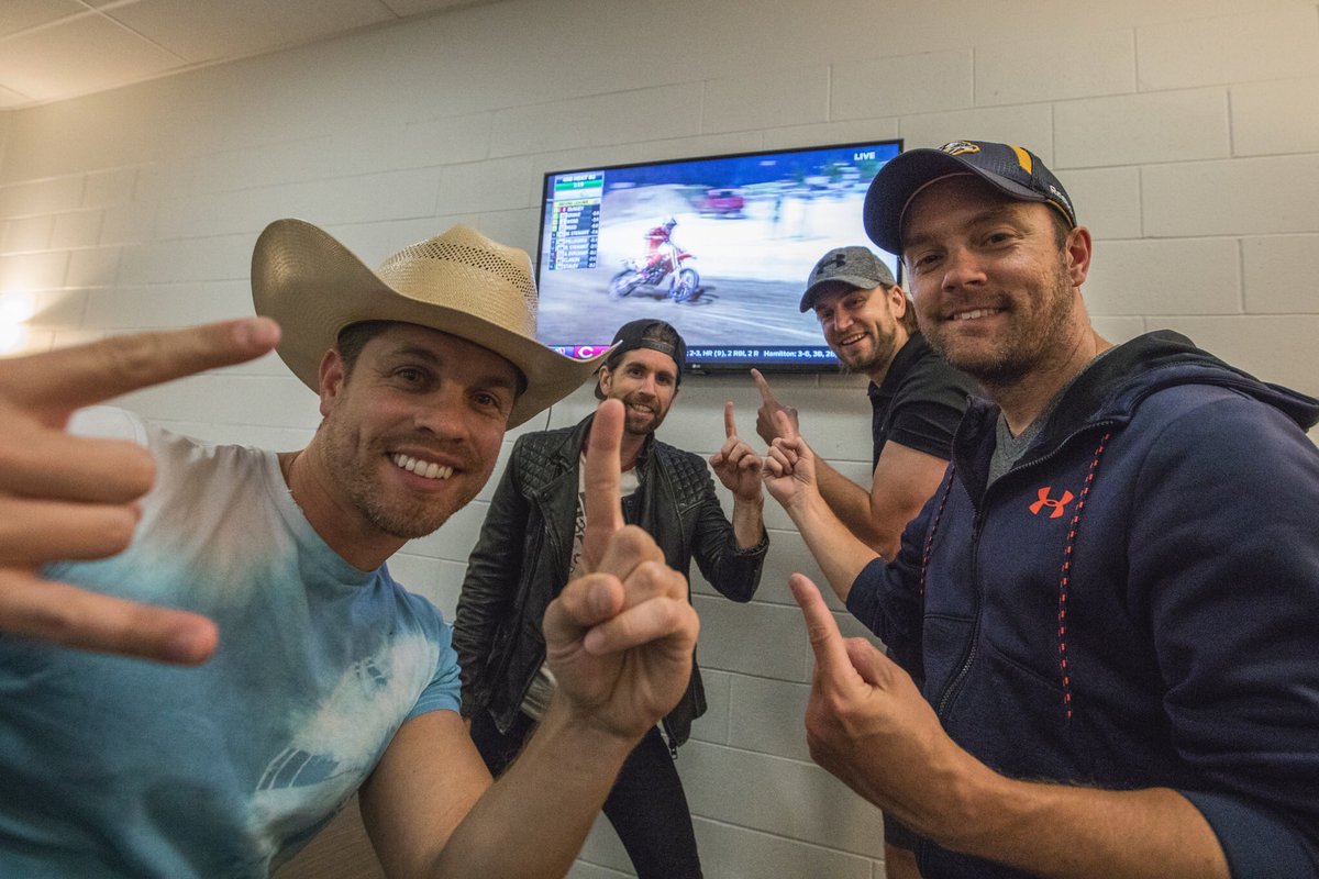 dustinlynch's tweet photo. All the way in Quebec City, Quebec tuned in and pulling for our boy backstage. Let's go @ryandungey #sxonfox @SupercrossLIVE https://t.co/s7X59GIoK3