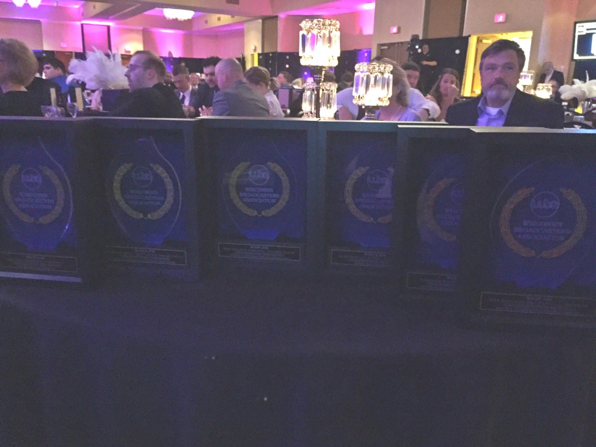 robertjarzen's tweet photo. Happy to sweep the writing category at the @WIBroadcasters #WBAgala for #largemarket #radio #6FirstPlace https://t.co/BKDc3w0CeD