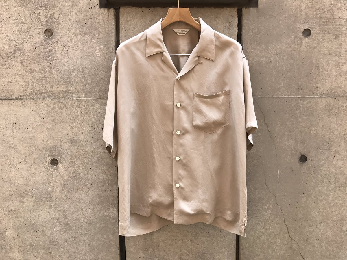 UNUSED 22SS オープンカラーシャツ 半袖 シャツ | endageism.com