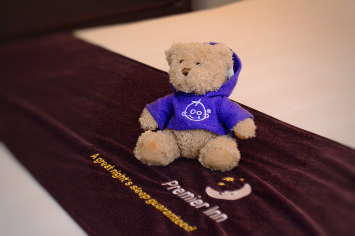 Bernard chilling in his room all set to go on his adventure. #bernardbear #premierinn#gosh <a href="/GreatOrmondSt/">Great Ormond Street Hospital for Children</a>  <a href="/premierinn/">Premier Inn</a>