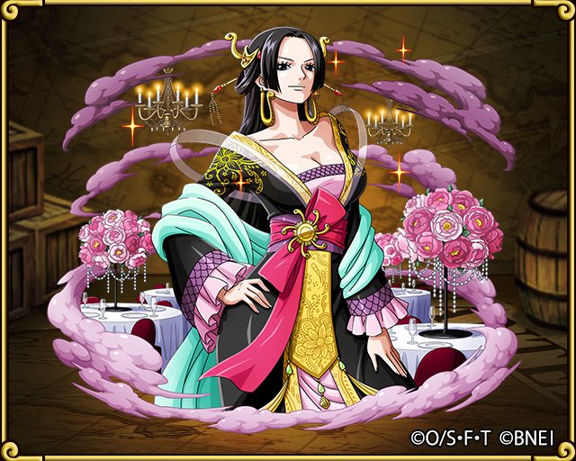 One Piece トレジャークルーズ 新キャラ情報 トレクル3周年を記念して 特別な衣装を身に纏ったハンコックが新たに登場 海賊女帝 たる彼女 あにまんげつ