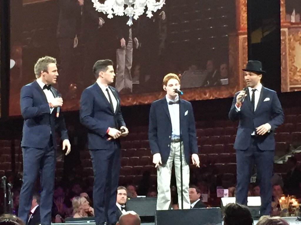 The Tenors with Christopher Duffey! Fantastic! #RevealGala