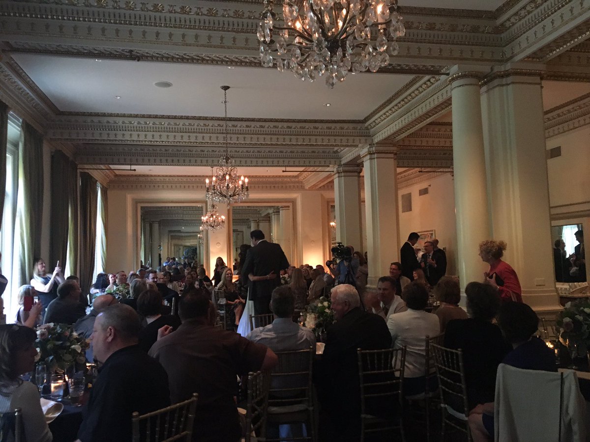 Kicking off wedding season in style at Hotel DeLux!! Congrats Mr. and Mrs. Sisul!! #pdx #weddingband